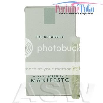 Manifesto Isabella Rossellini Perfume 1 2ml New Vial