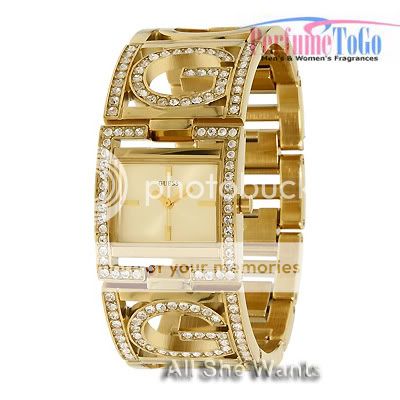 product details designer guess model no u13530l1 band color gold tone