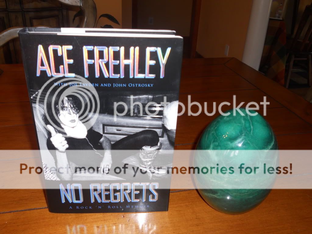 SIGNED ~ No Regrets by Ace Frehley ~ (2011, Hardcover) KISS Lead 