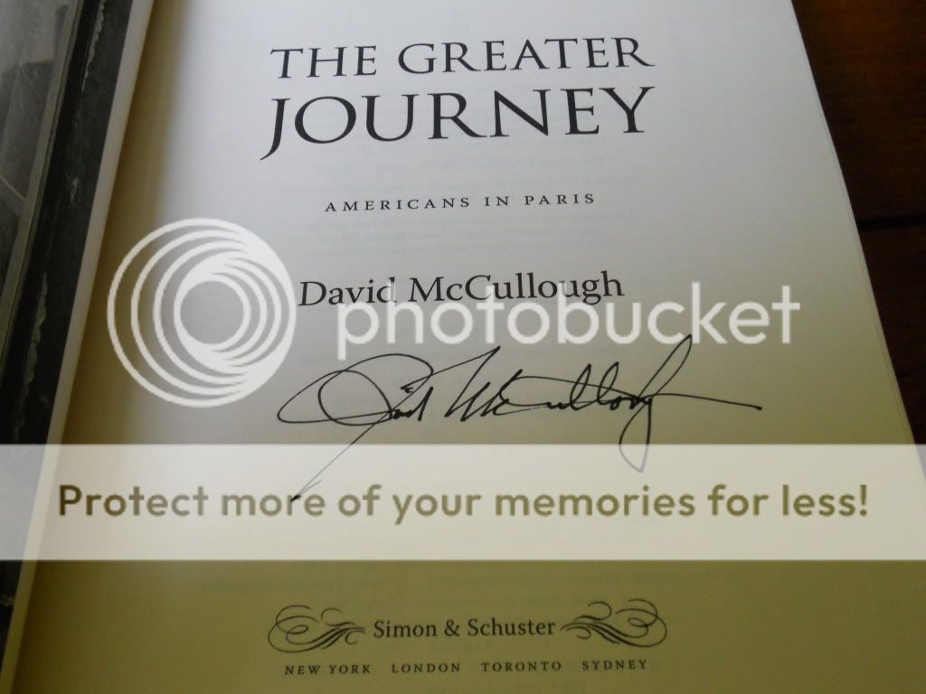   The Greater Journey by David McCullough ~1st/1st 9781416571766  